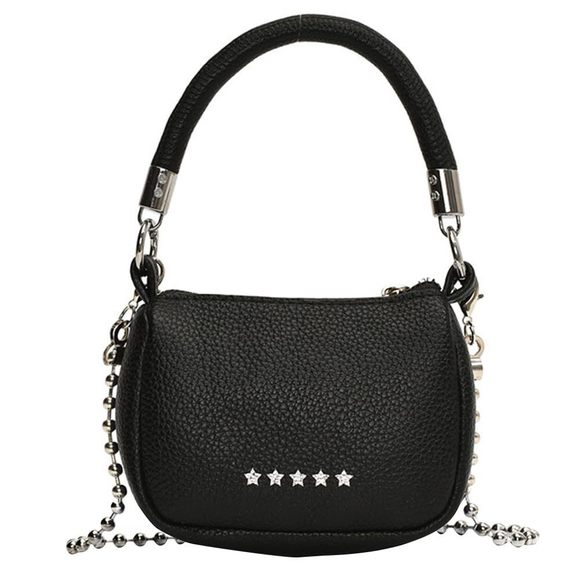 Small Handbag, Minimalist Retro Saddle Bag Chain Shoulder Bag, Casual :v - Picture 1 of 8